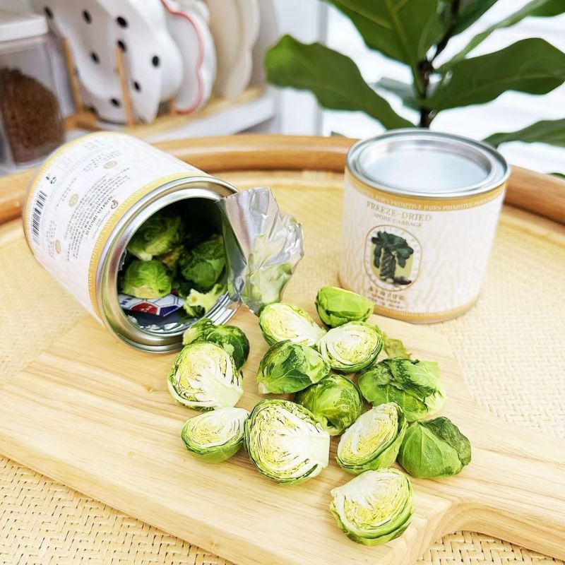 璞印孢子甘蓝冻干蔬菜迷你小包菜宠物狗狗拌饭零食幼成犬营养辅食