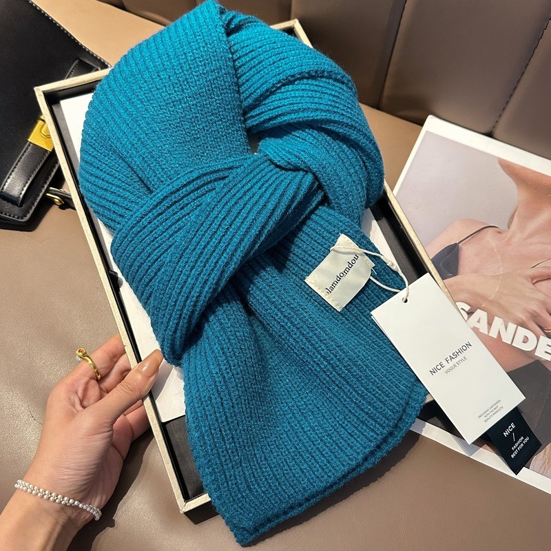 暖到心坎里~仿羊绒男女针织围巾