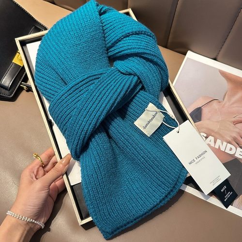 暖到心坎里~仿羊绒情侣针织围巾