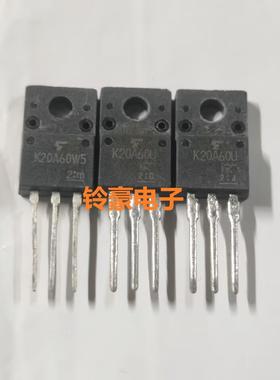 K20A60U  K20A60W 20A600V MOS场效应三极管 原装拆机
