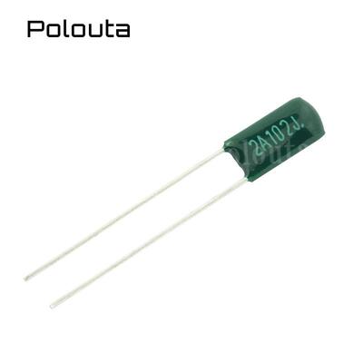 涤纶电容 2A102J 0.001UF 1NF 1000PF 100V 薄膜电容器 50个