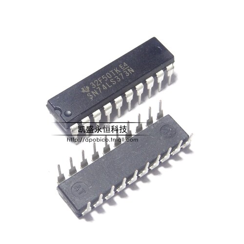 直插 SN74LS373N 74LS373 DIP-20 逻辑芯片 透明D型锁存器 8路3态
