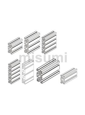 经济型 米思米 欧标30型材 槽宽8mm KLCF8-3090-4000 MISUMI