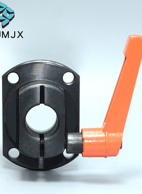 MTQDB轴承支架30度梯形丝杠用防转动固定件FZQDB光轴固定座10 12