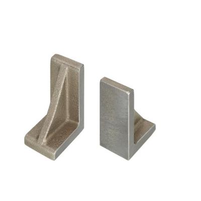 无孔型45钢直角座铝合金直角座安装板支架L型直角座 直角固定座