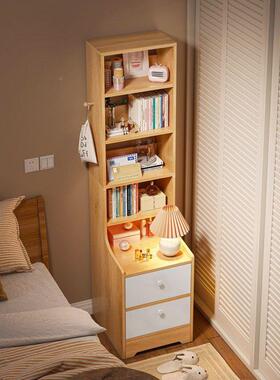 头置物架家床柜卧室用简易JUI加高床书架新款简约现头代收纳柜子