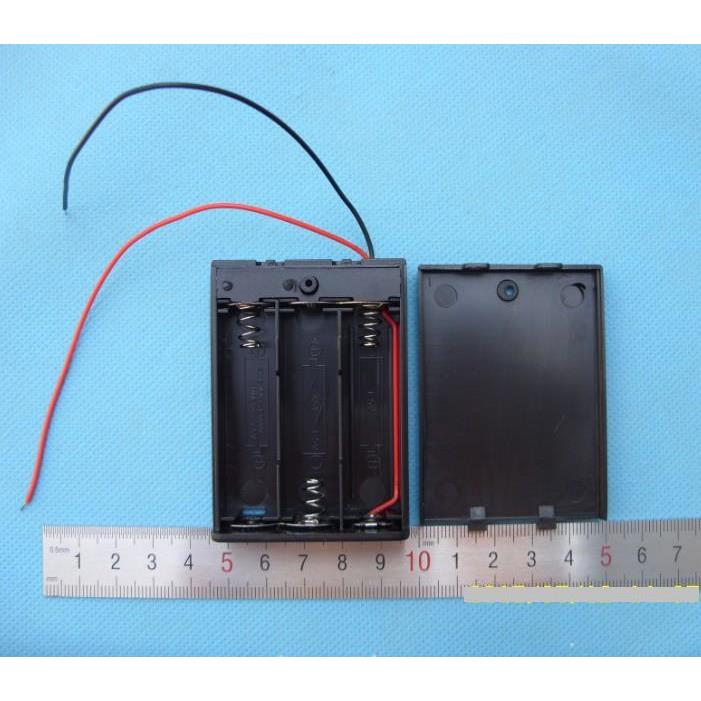 全密封 带开关 电池盒3节5号 电池盒 优质 三节五号4.5VAA电池