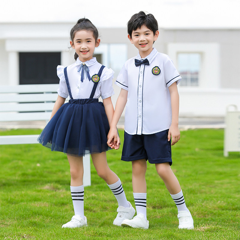 六一儿童演出服学院风表演服班服幼儿园毕业照小学生朗诵合唱团服