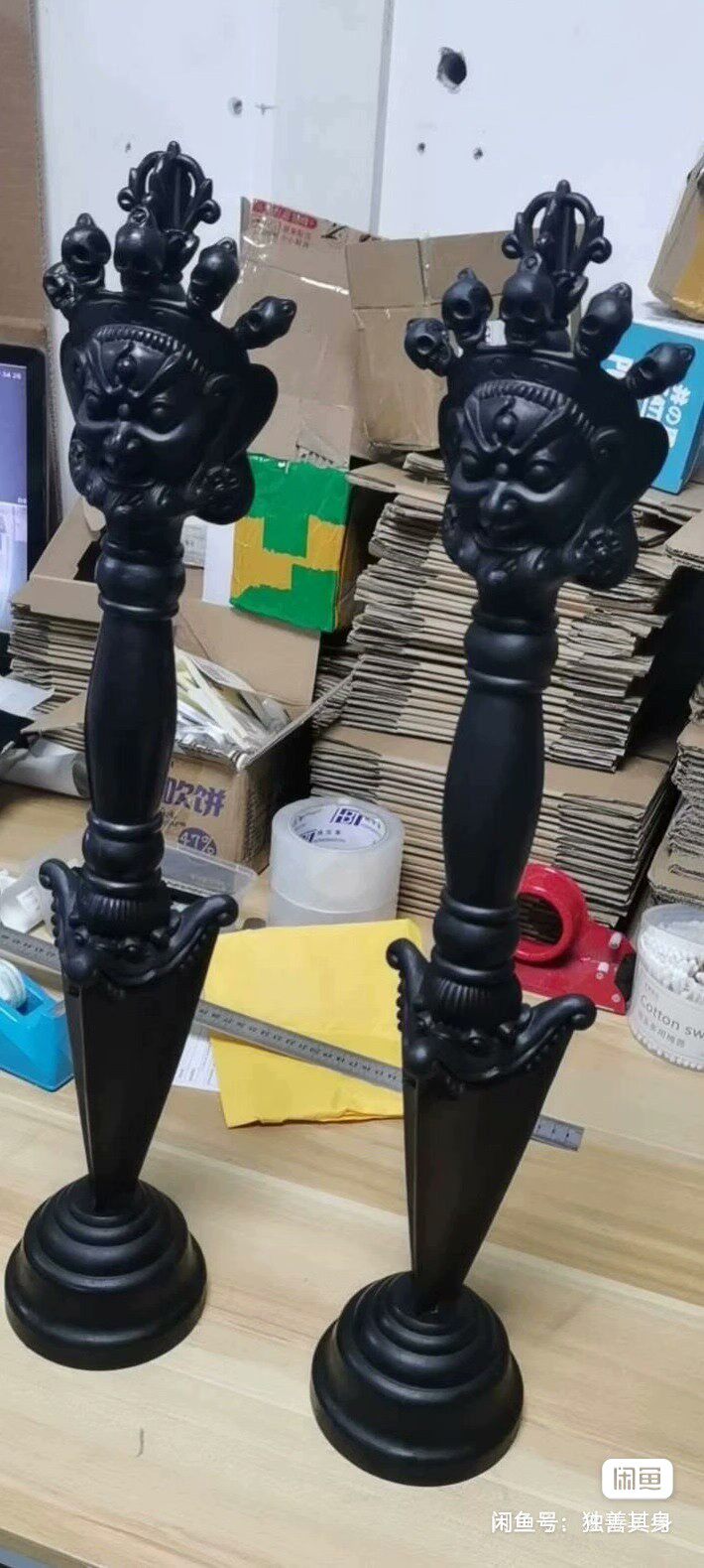 京派秽疾金钢厥58cm全重13kg头部可以装藏唐密东密真言宗秽疾金刚