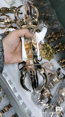 乌瑟沙摩金刚杵依据乾隆大藏经记载进行复刻金刚杵30.5cm重2.4kg