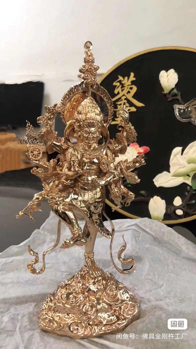 秽迹金刚，高23厘米精抛光版 精工制作实心纯铜材质精抛光版本