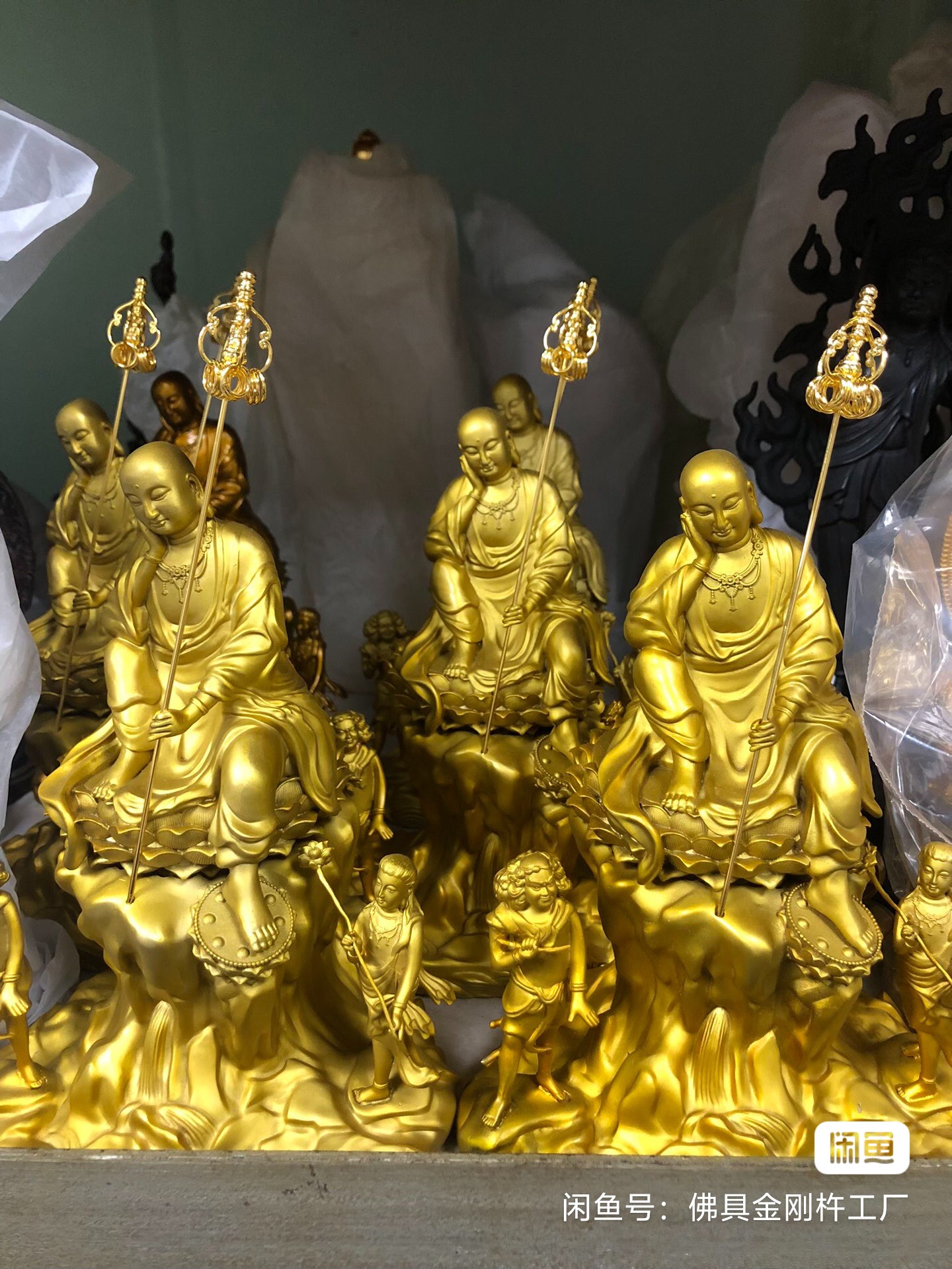 延命地藏菩萨，纯铜材质，有优惠，18厘米