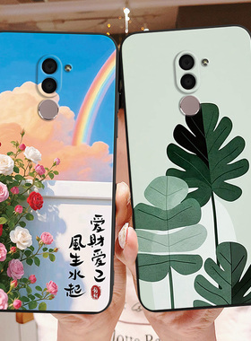 彬彧适用于华为荣耀畅玩6x手机壳mate9lite卡通彩绘gr5夏日氛围感2017新款防摔bln-tl10外壳honor保护套horno