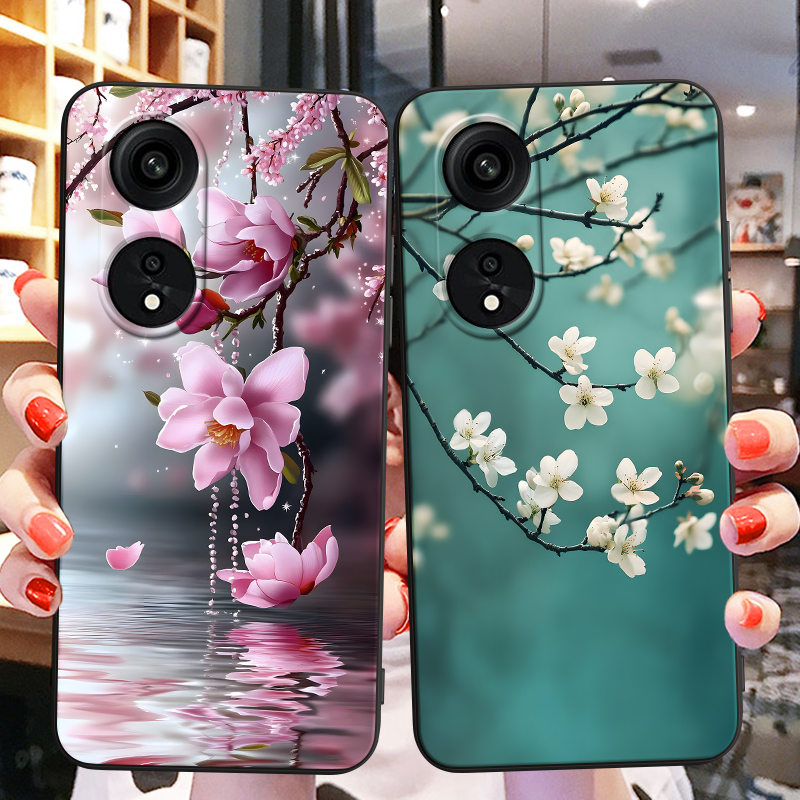 彬彧适用于oppoA1Pro手机壳欧普A1Pro防摔opppa1POR外壳oopoa1POR软胶a1P保护套PHQ110江南风oppa1Pro花卉phq