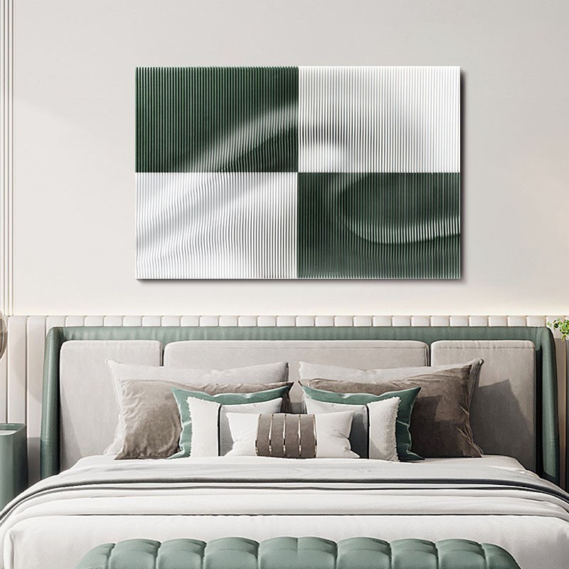 亚克力插片3d立体实物画现代简约客厅装饰画沙发背景墙样板房挂画