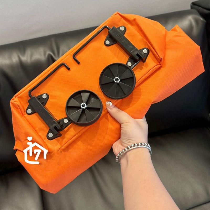 买菜购物袋便携小拉车万向轮推车旅行包行李包可折叠收纳包大容量