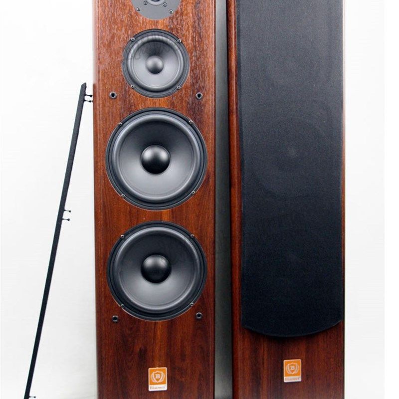 家用音响2.0无源音箱三分频专业音箱音响落地式木质发烧重低音