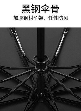 15色晴雨伞厂家现货手动折叠伞商务定制logo广告伞遮阳防晒伞