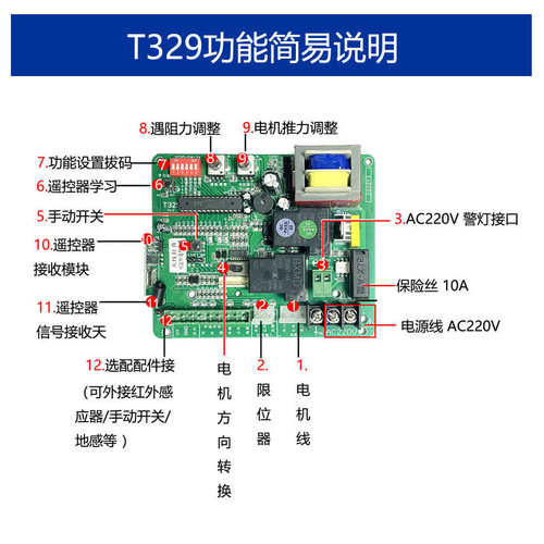 通用型370W 550W 750W   平移门电机电路板电S动门控制器 马达主