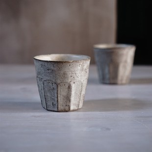 咖啡杯茶杯 禾下 手作开片釉欧蕾杯 手G杯 裂纹釉