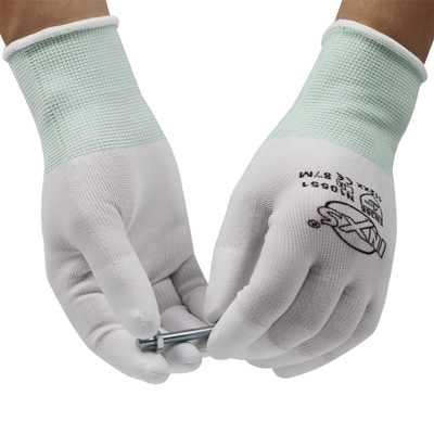 赛立特N10551轻薄透气PU涂指手套耐磨防滑装配拧螺丝柔软贴手灵活