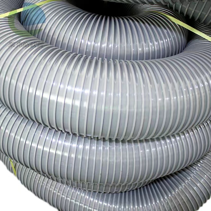 PD方筋管灰骨管吸尘管子木工吸料通风管工业塑筋管pd螺旋管波纹