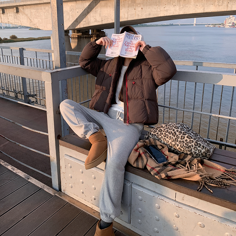 韩款宽松2025年冬季新款时尚保暖加厚棉服网红爆款