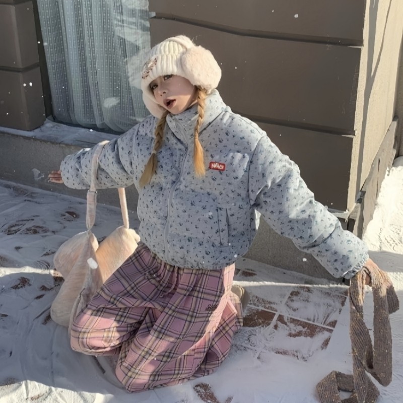 2025年新款棉服女冬短款宽松小个子外套韩版加厚甜美棉衣棉袄潮,女装/女士精品,棉衣/棉服,淘宝优惠券,粉丝福利购,淘宝优惠卷