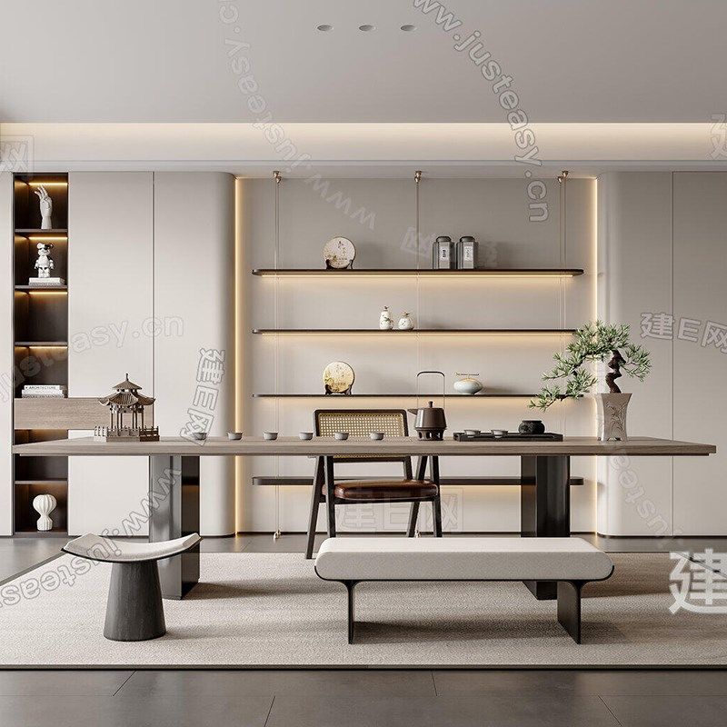 新中式实木茶桌椅组合简约现代别墅家用茶室泡茶桌茶馆家具定制,住宅家具,家用茶台/茶桌,淘宝优惠券,粉丝福利购,淘宝优惠卷