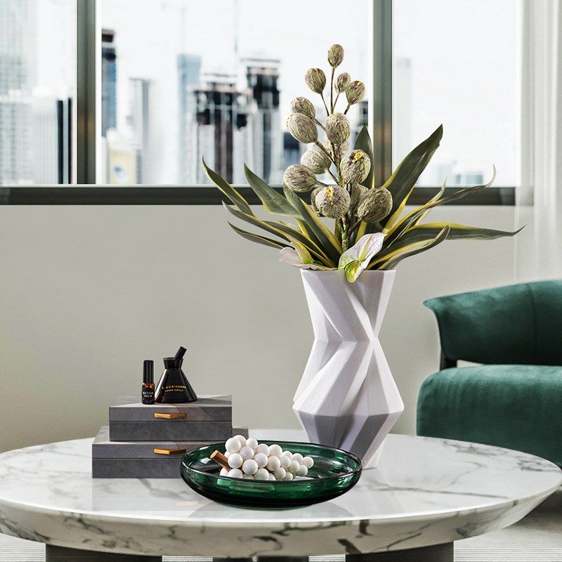 现代简约花瓶摆件客厅插花器北欧样板房售楼部玄关装饰品软装套装,家居饰品,家饰软装搭配套装,淘宝优惠券,粉丝福利购,淘宝优惠卷