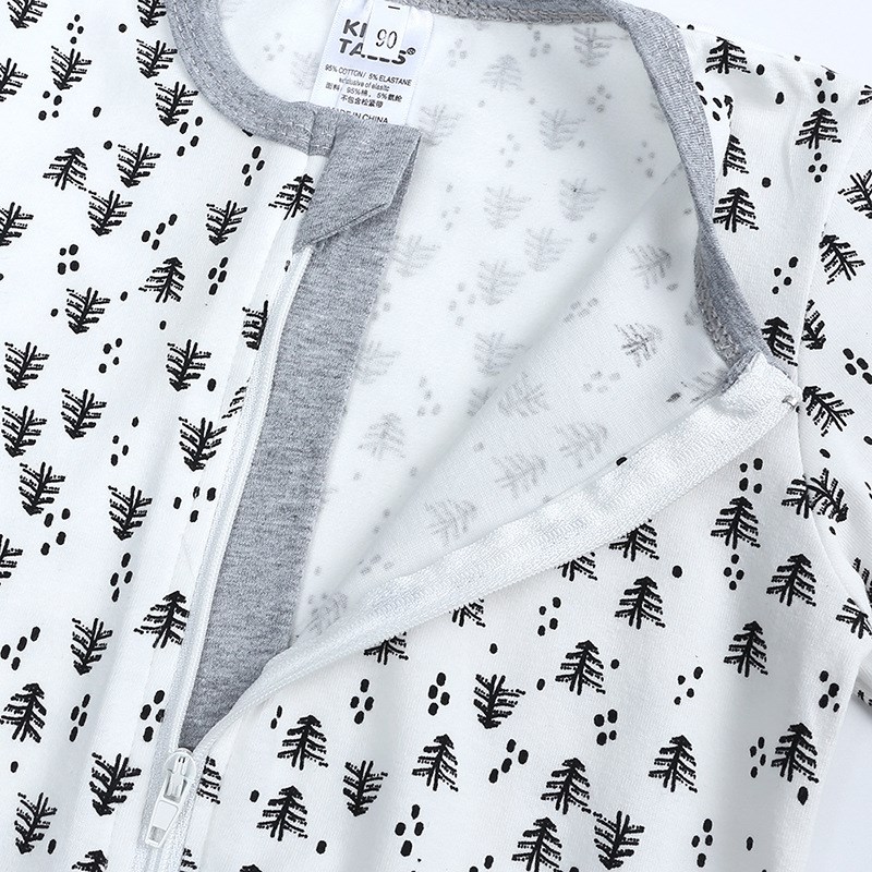 四季款婴儿连体衣服新款长袖家居爬服包手包脚哈衣宝宝空调服