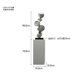 厂促大型落地不钢雕店塑摆件样板间售楼F装 处酒走道抽锈象金属置