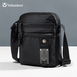 单肩包男士包包斜挎包男款牛津布小揹包2025新款时尚休闲男包