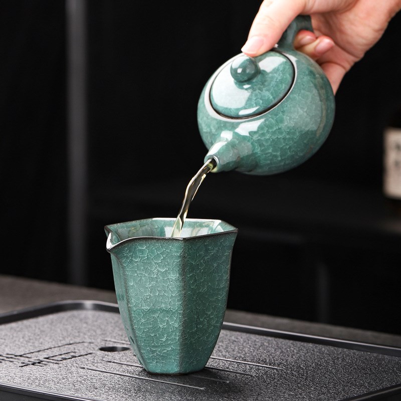 公道杯陶瓷分茶器单m个加厚茶海功道茶杯茶具高档家用公杯泡茶专