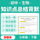 七年级下册生物知识点总结归纳梳理背诵默写20天学习计划电子版 2025人教版 资料 济南版 冀少版 苏教版 苏科版