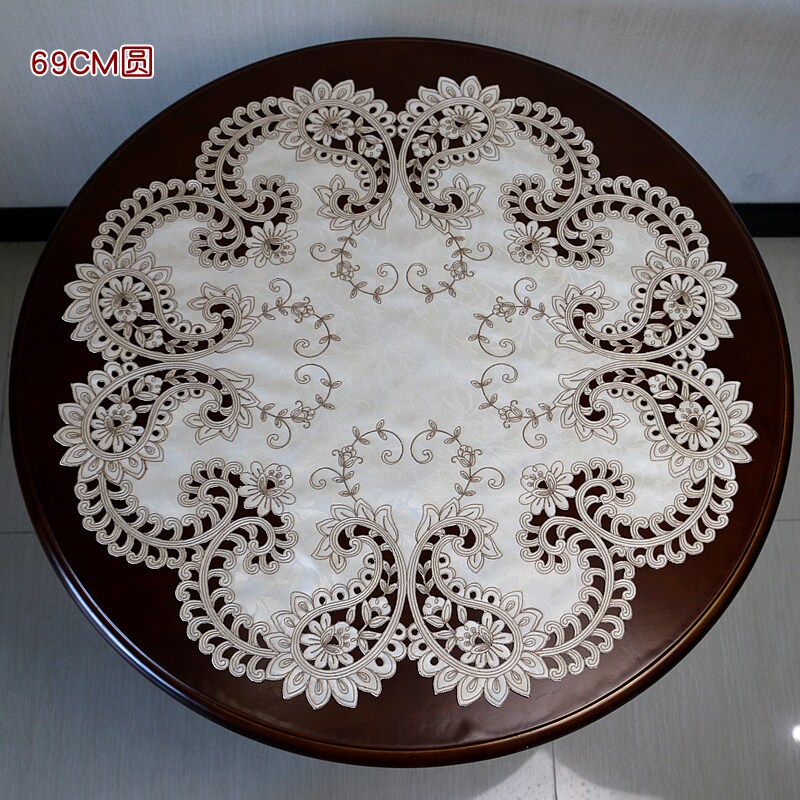 大圆桌布布艺欧式美式中式圆形茶几盖巾台布家用刺绣花镂空餐桌垫,居家布艺,桌布,淘宝优惠券,粉丝福利购,淘宝优惠卷