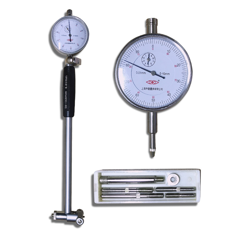 上海申菱内径百分表10-18-35-50 50-160mm内径量缸表 内孔指示表