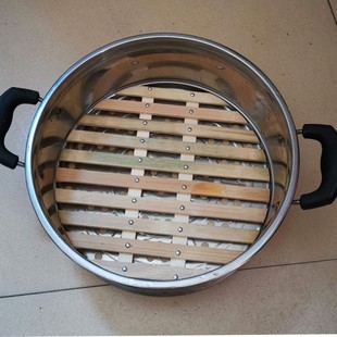 防粘锅竹篦子蒸笼铁锅竹蒸架蒸格蒸馍蒸馒头防水竹垫片不锈钢竹帘