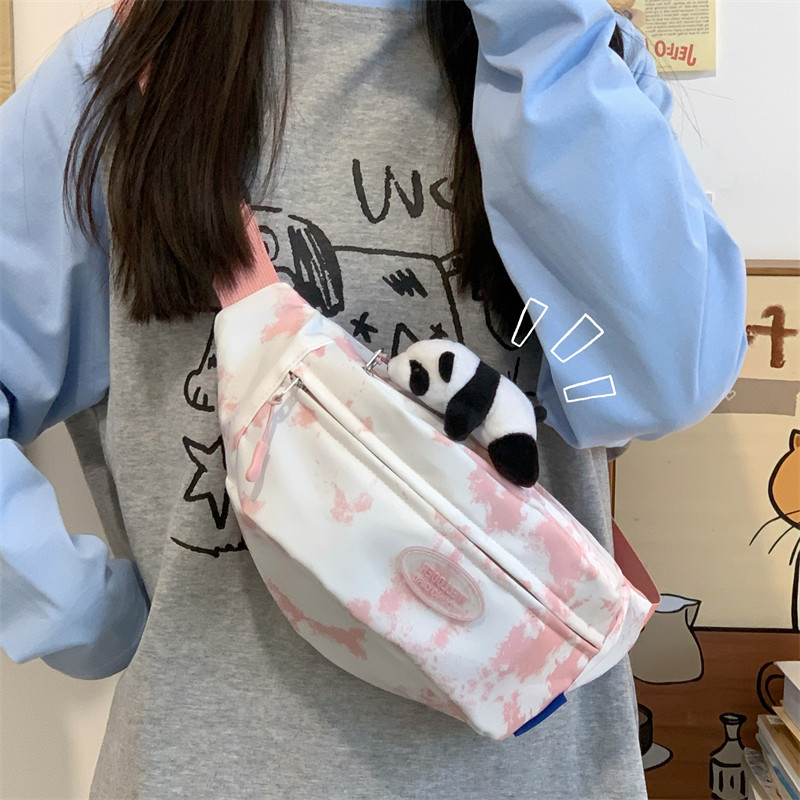 斜挎包包女款胸包女式2025新款休闲百搭腰包女生帆布饺子包单肩包,箱包皮具/热销女包/男包,通用款女包,淘宝优惠券,粉丝福利购,淘宝优惠卷