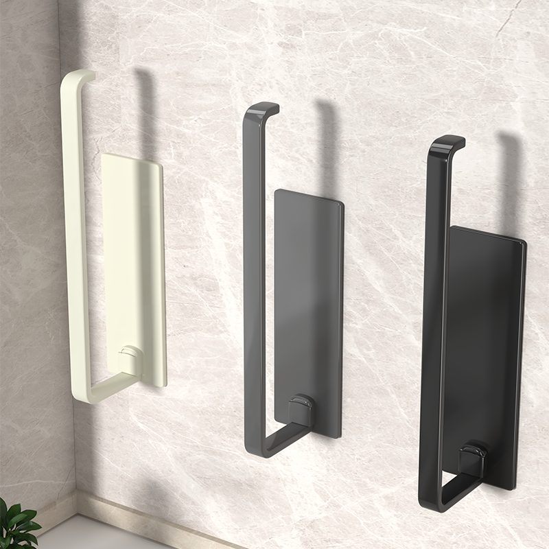 厨房纸巾架家用纸挂架保鲜膜卷纸收纳架壁挂式免打孔懒人抹布架子