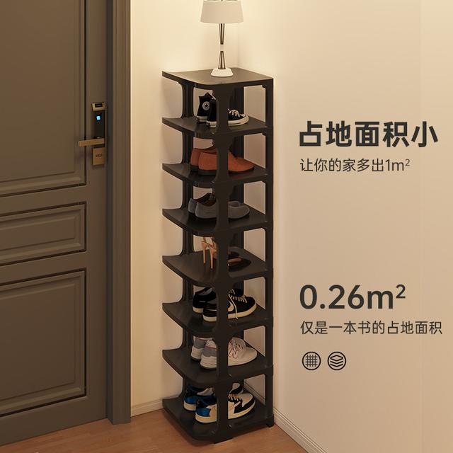 鞋架子简易门口分层隔板小窄型鞋子收纳神器宿舍楼道家用防尘鞋柜图片