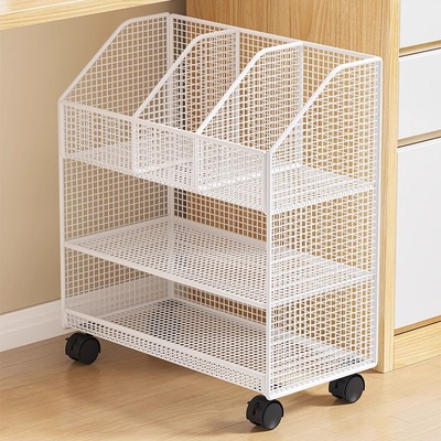 书架可移动置物架桌下落地一体靠墙绘本架不占空间大学宿舍阅读架