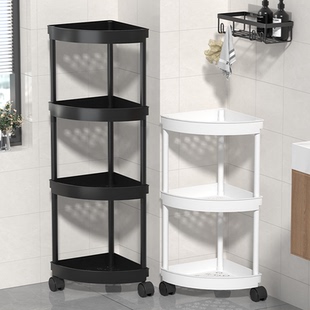 卫生间三角置物架落地墙角洗澡转角落厕所洗手间浴室多层收纳架子
