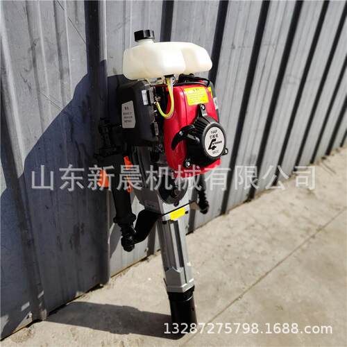 冲击式汽油打桩机抗洪救援二冲程植桩机汽油植桩机