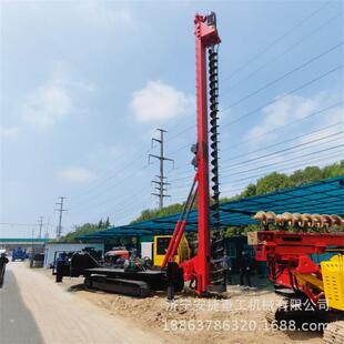 15米18米抗浮锚杆打桩机地基灌注桩长螺旋钻机伸缩式塔架钻孔机