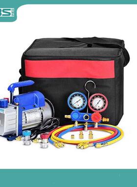 上海流量4CFM.1/3HP真空泵/R12R22R134R502冷媒表组