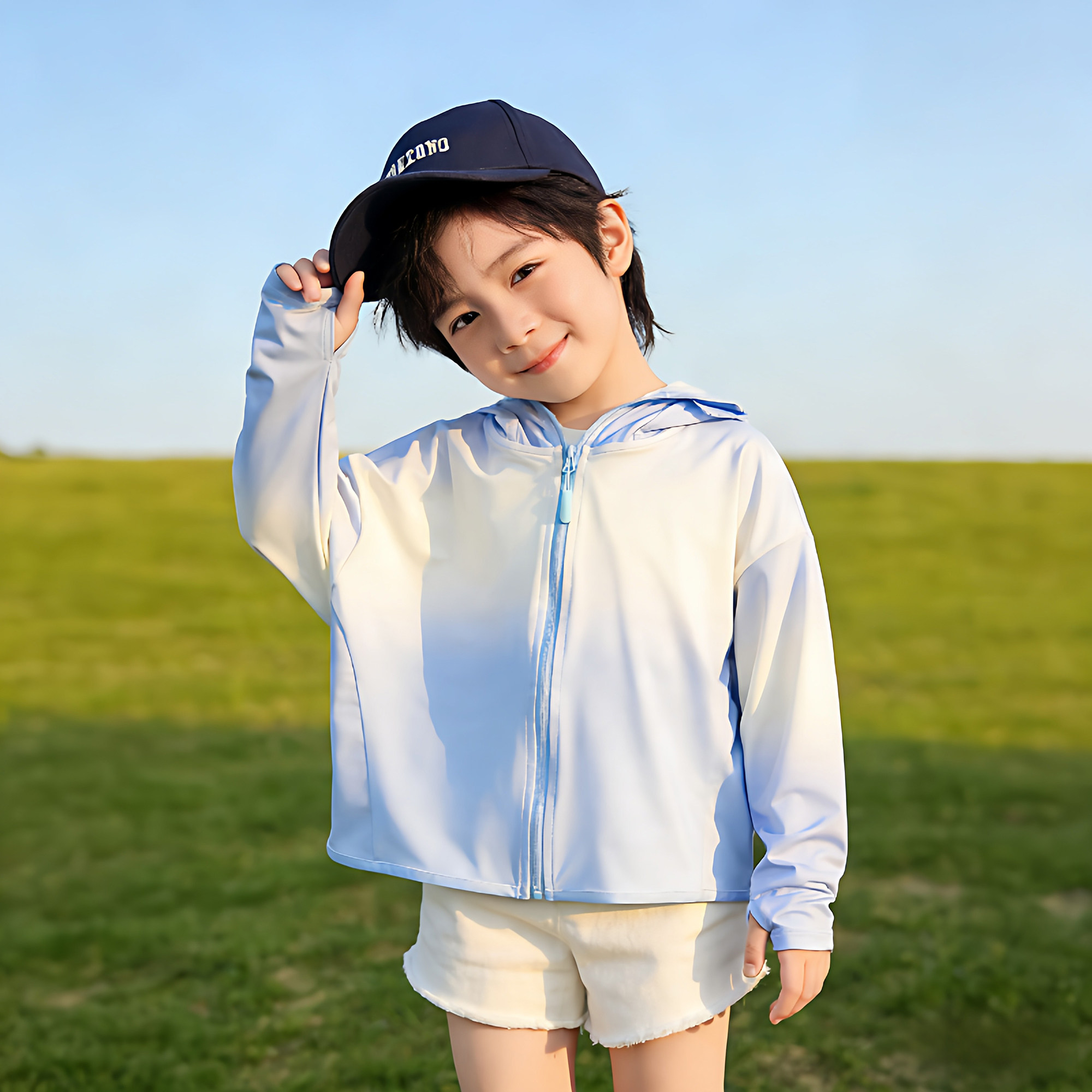 2026新款儿童冰丝防晒衣女童男童夏季薄款外套宝宝防紫外线防晒服