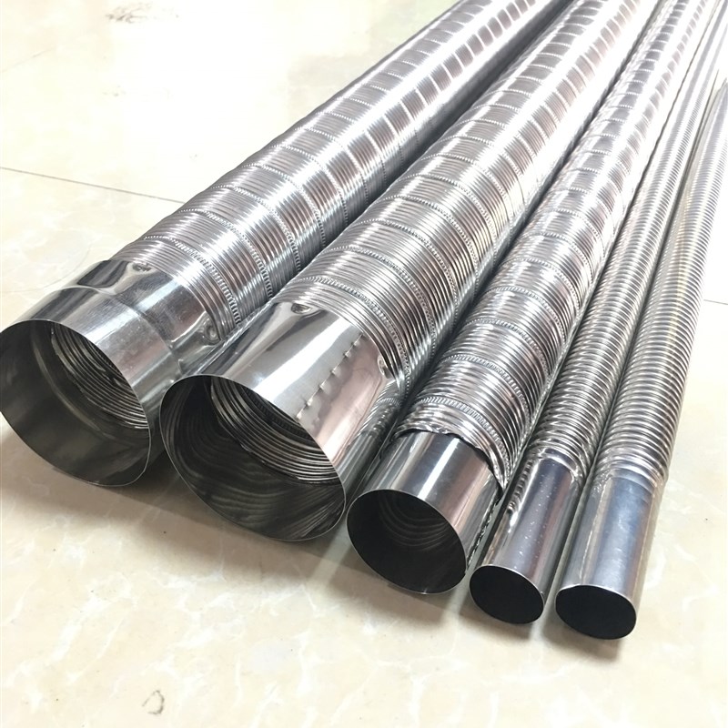 包邮柴暖锅炉不锈钢排烟管驻车加热器烤油箱底锅炉废气管排气管