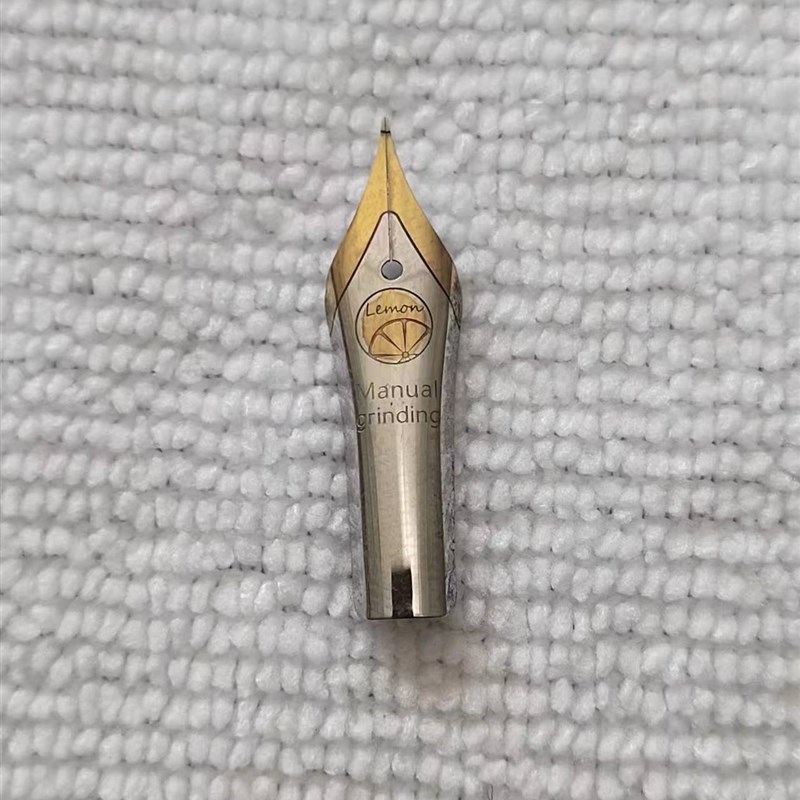 柠檬笔墨柠檬刀手工打磨钢笔尖书法练字专用定制长刀研打磨业务