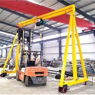 现货小型移动无轨万向龙门架升降式 2吨吨电动简易龙门吊龙门架